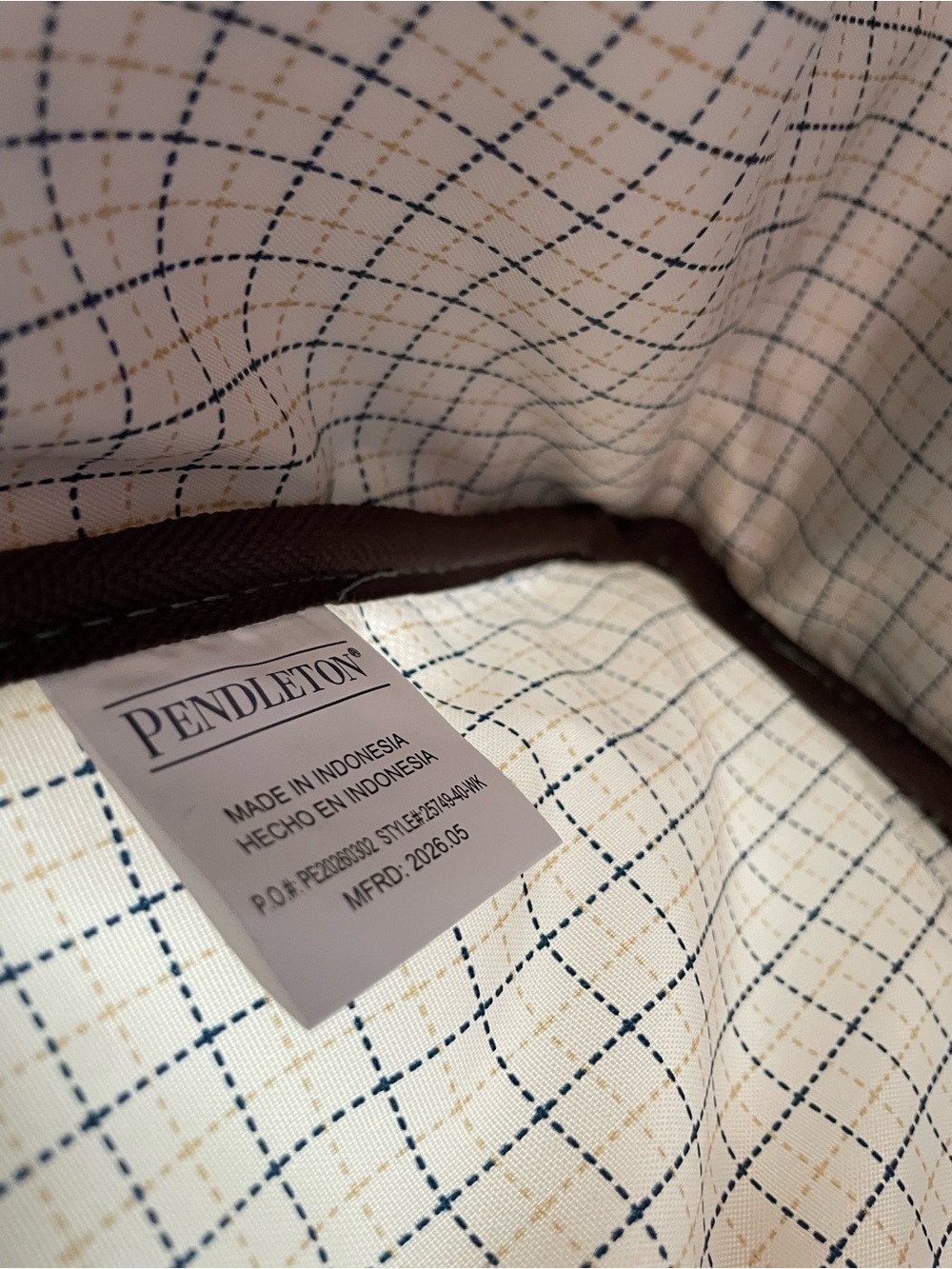 Pendleton Weekender Travel Bag Tote - Picture 8 of 10